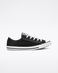 Converse Chuck Taylor All Star Dainty Női Rövidszárú Fekete/Fehér | NOSEZVR-HU